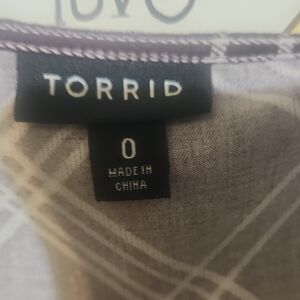 Torrid Plaid Dress Approx Knee Length